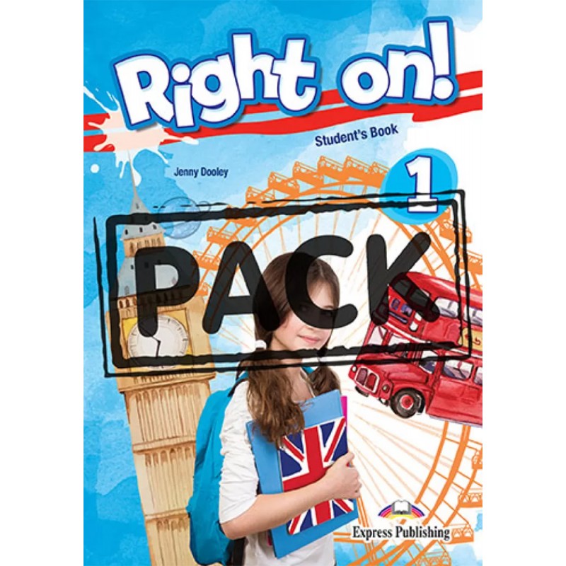 Right on 1 Jumbo pack (Student’s book, Grammar book in English Edition, Companion, Workbook)