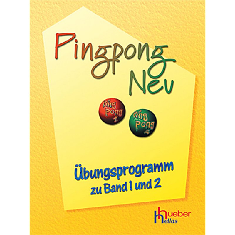 Pingpong Neu - Übungsprogramm zu Band 1 und 2