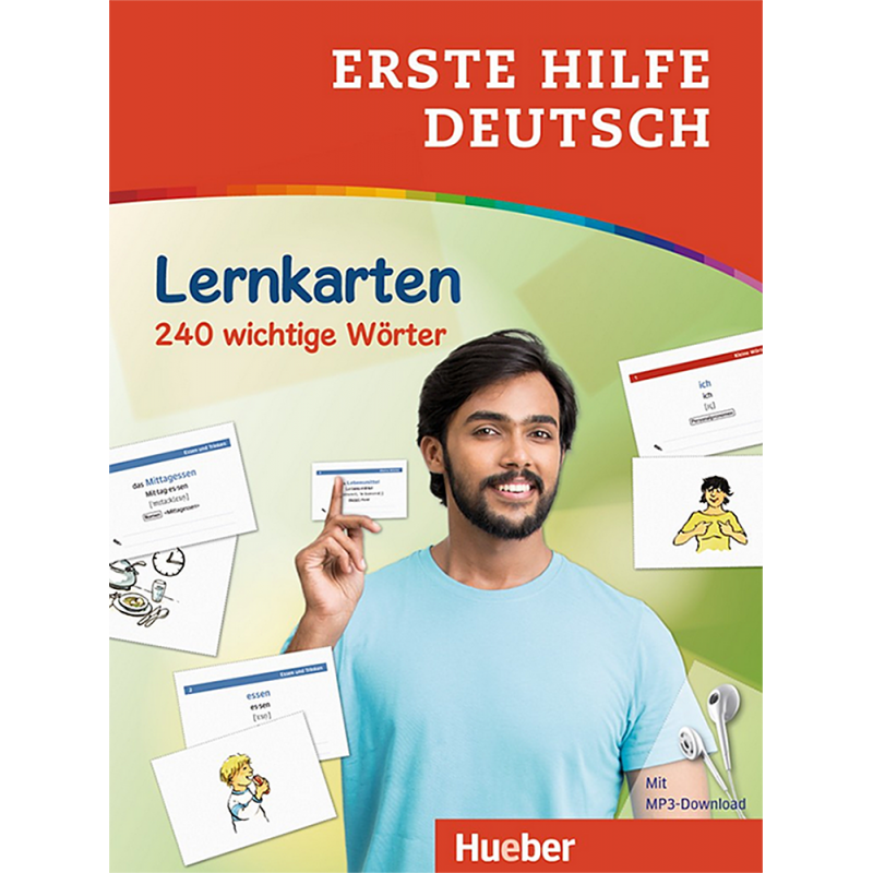 Erste Hilfe Deutsch - Lernkarten, 240 wichtige Wörter