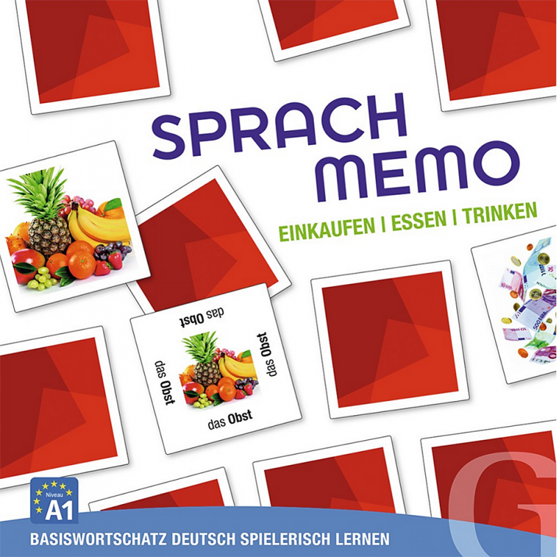 Sprachmemo Deutsch - Einkaufen, Essen, Trinken