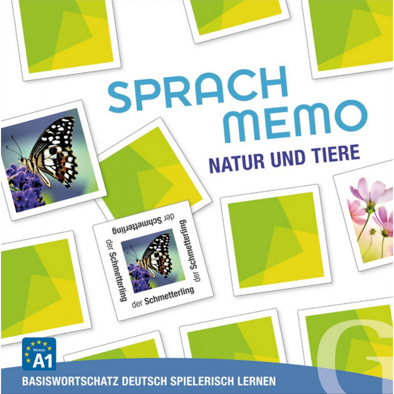 Sprachmemo Deutsch - Natur und Tiere