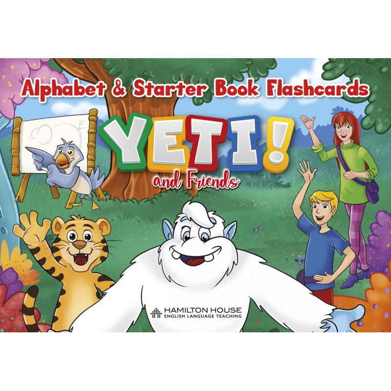 Yeti And Friends Alphabet And Starter Book Flash Cards